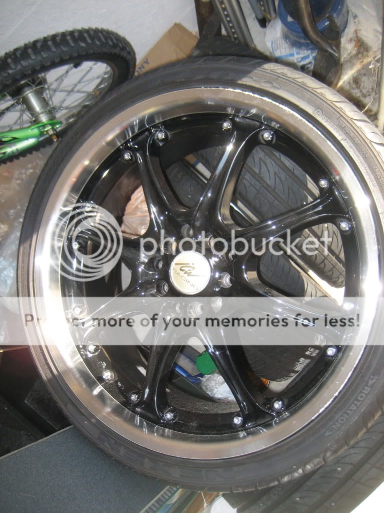 F/S 18in. black 5 lug universal rims Tampa Racing